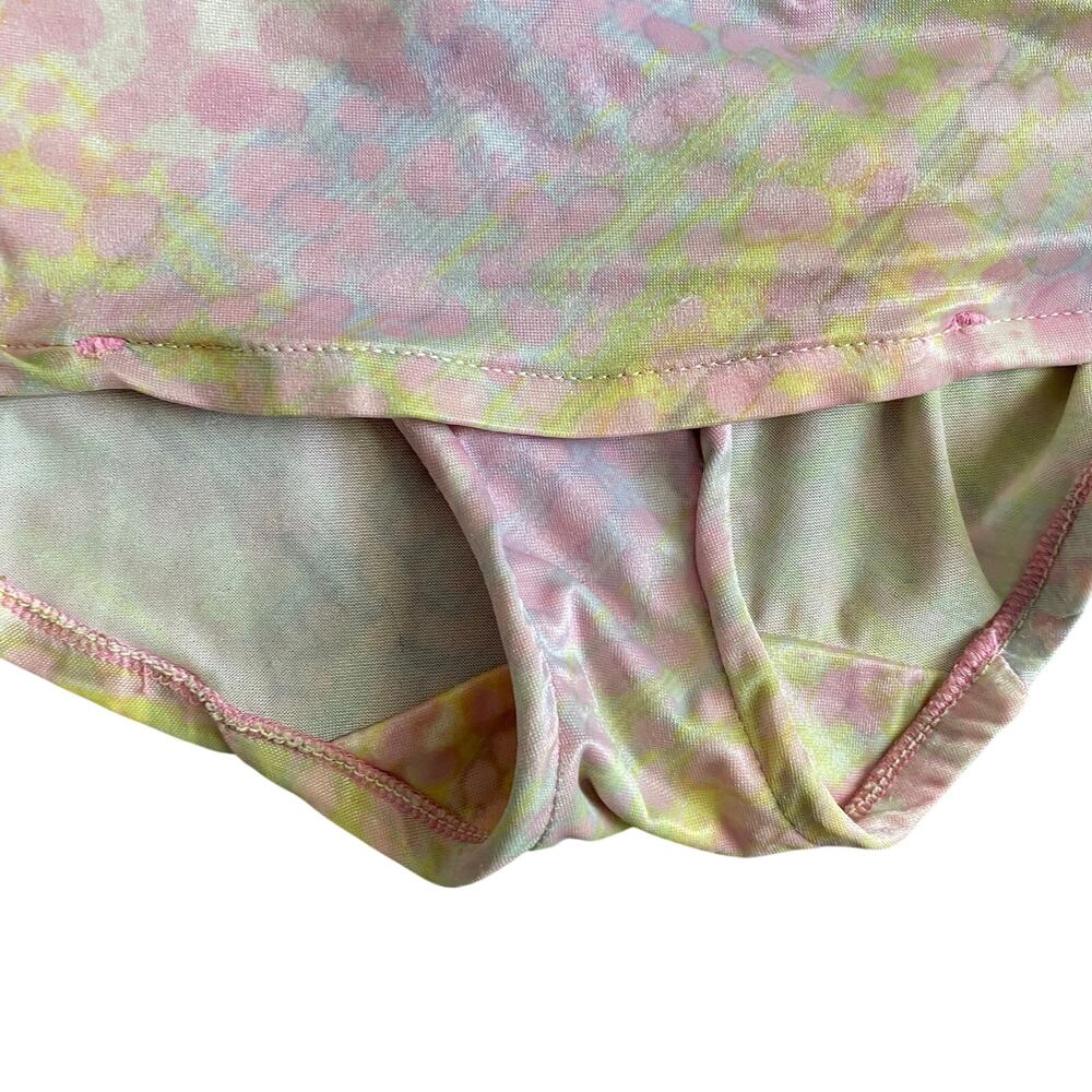 Vintage 60s Sea Scamps Pastel Pin Up Swimsuit Molded Cups Button Straps Small - Picture 9 of 10